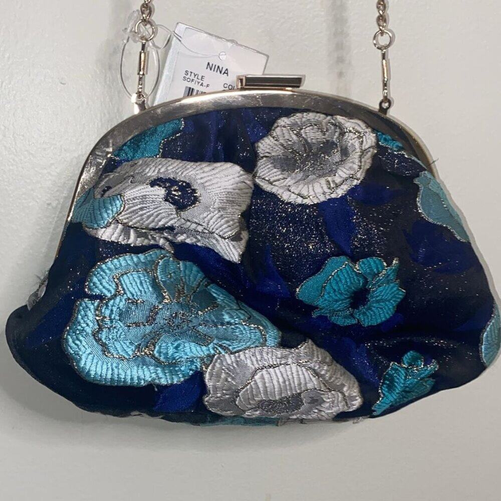 Mini Floral Print Handbag by Nina - Picture 2 of 7